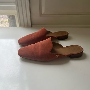 Tory Burch Suede Mule Slides size 9